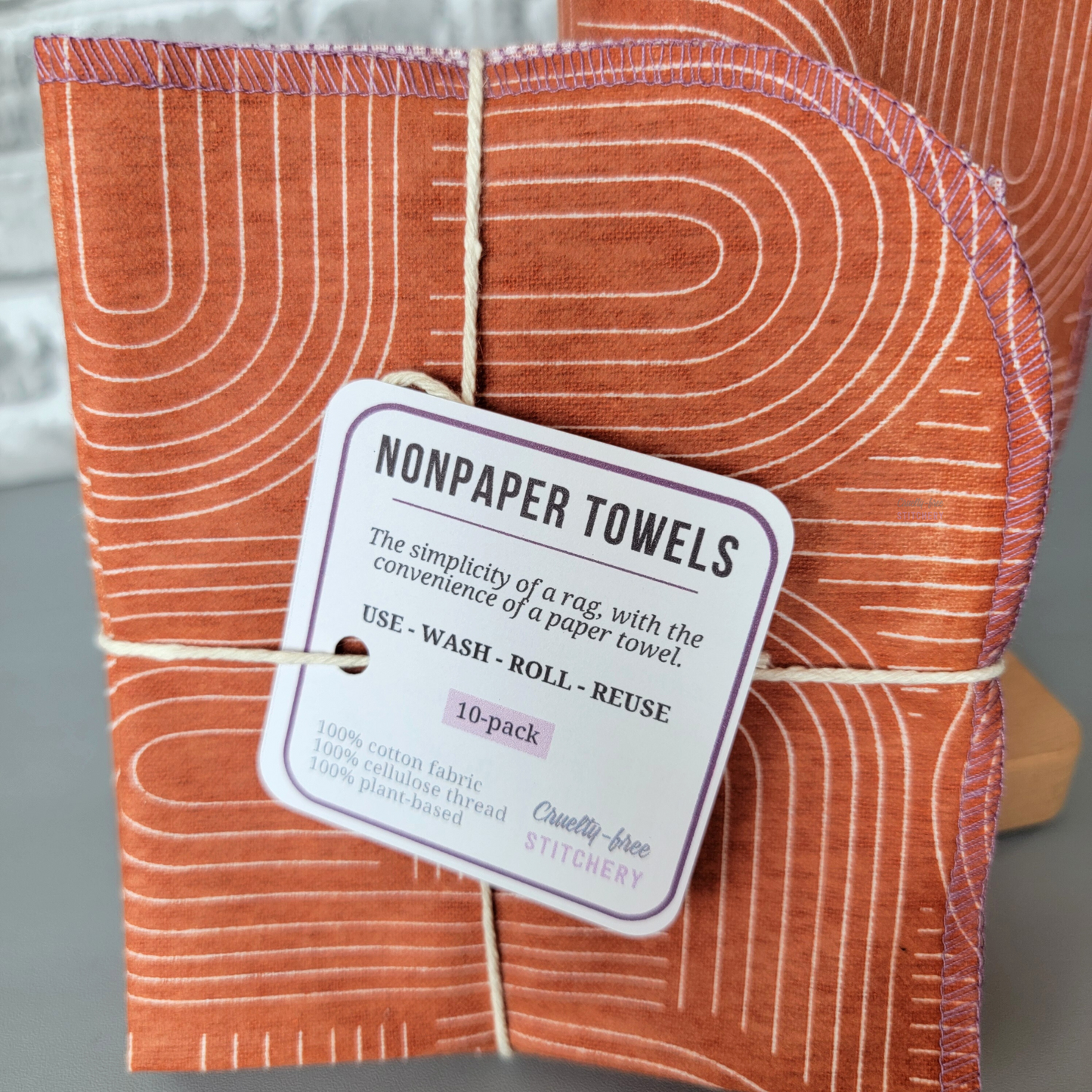 Orange Rainbow NonPaper Towels