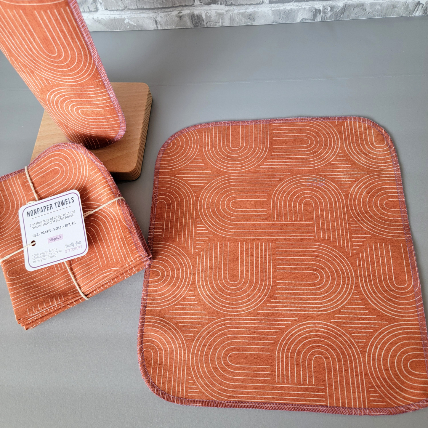 Orange Rainbow NonPaper Towels