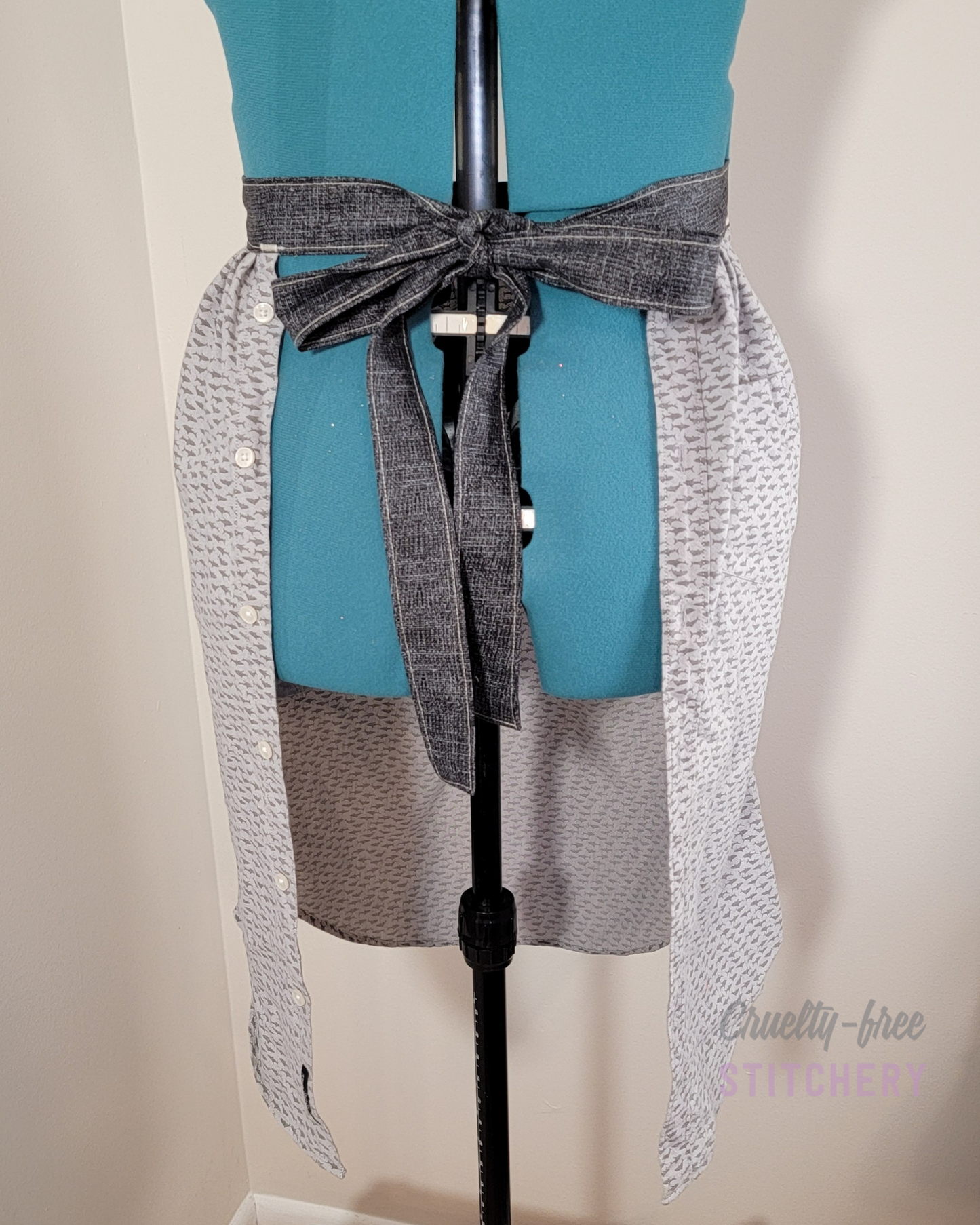 Sharks and Narwhals Half Apron (XS-M)