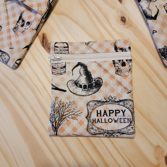 Halloween Picnic Small Zip Snack Bag