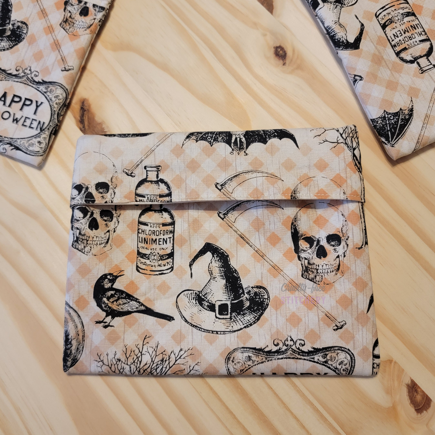 Halloween Picnic Foldover Snack Bag