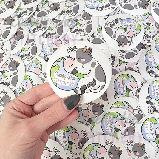 Cow and Earth Sticker