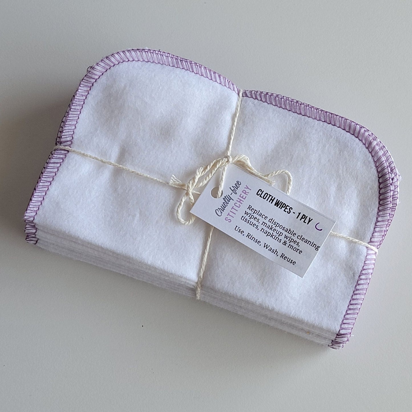 Solid Color Cloth Wipes (clearance, see details)