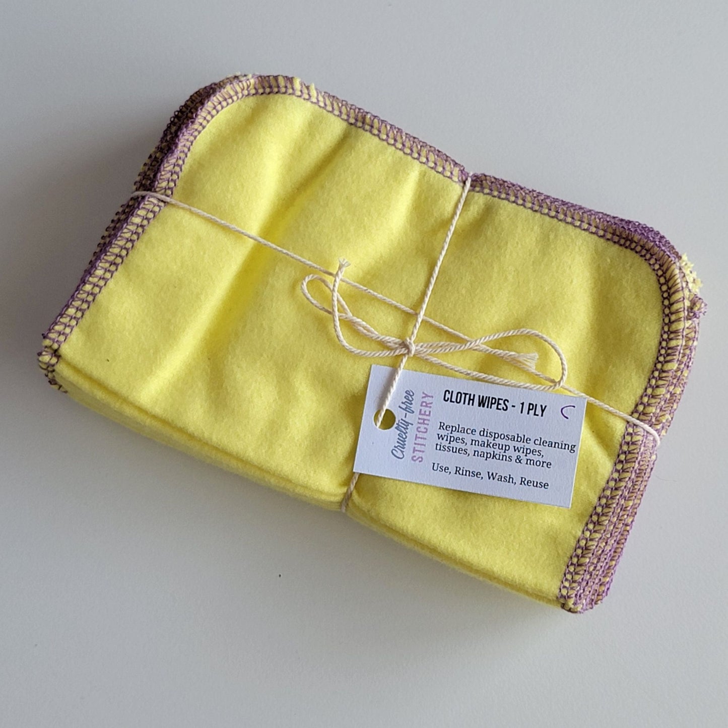 Solid Color Cloth Wipes (clearance, see details)