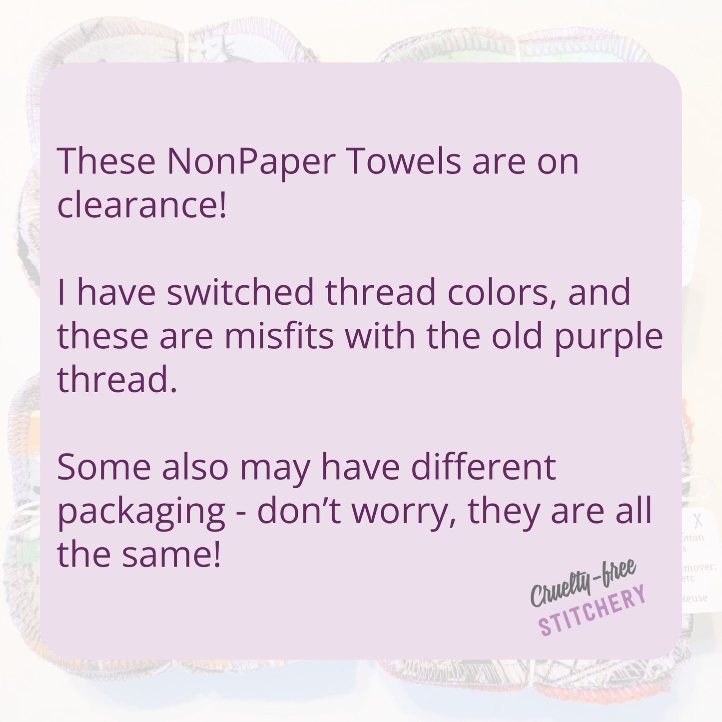 Clearance NonPaper Towels
