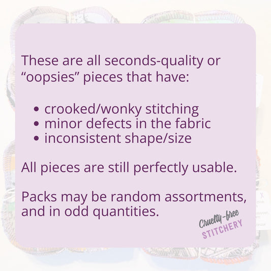 SECONDS - NonPaper Towels, Cotton Rounds, Cloth Wipes
