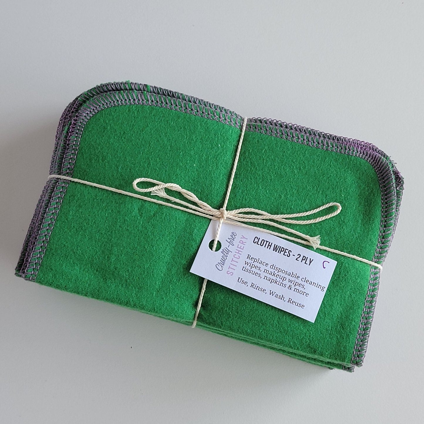 Solid Color Cloth Wipes (clearance, see details)