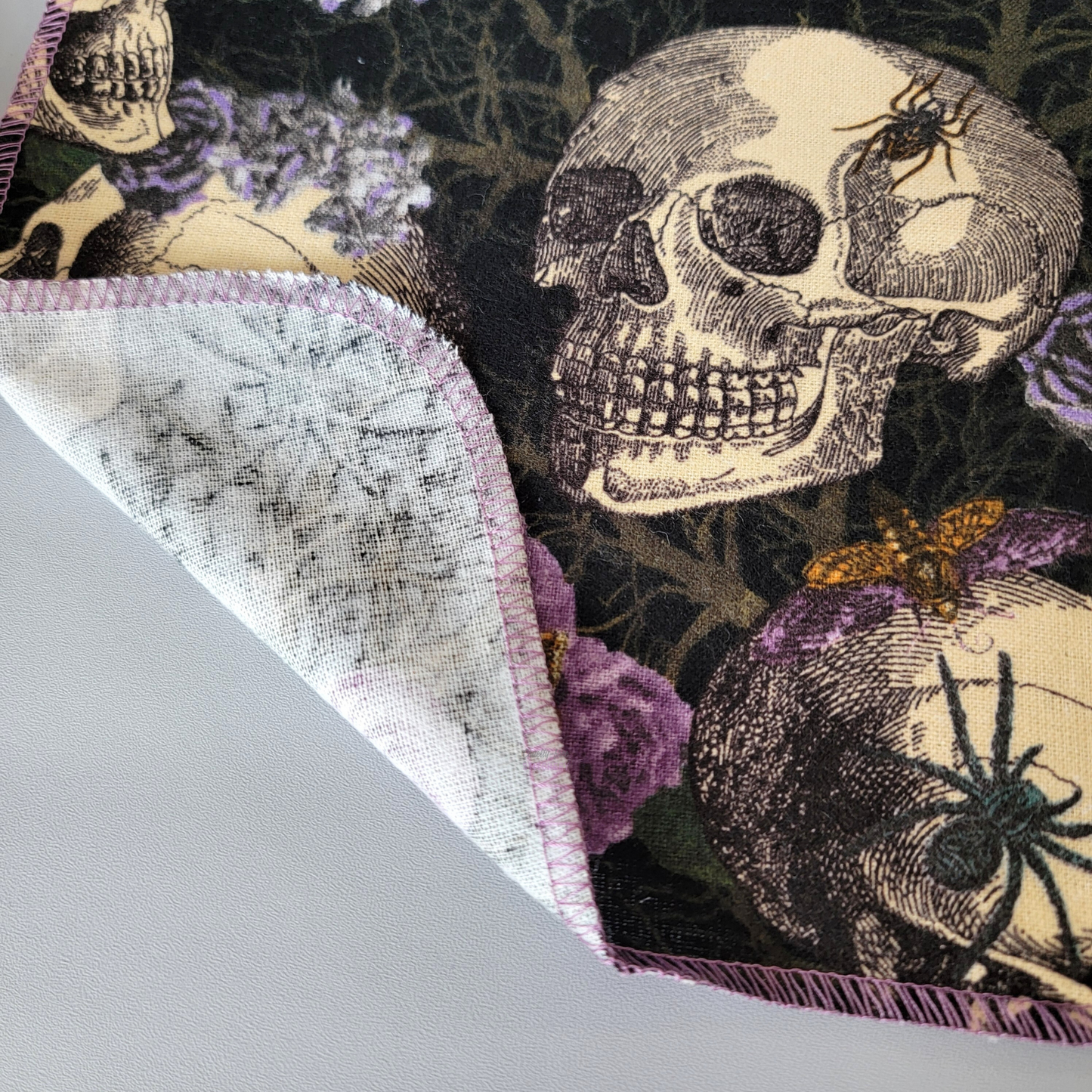 Purple Rose Skulls NonPaper Towels