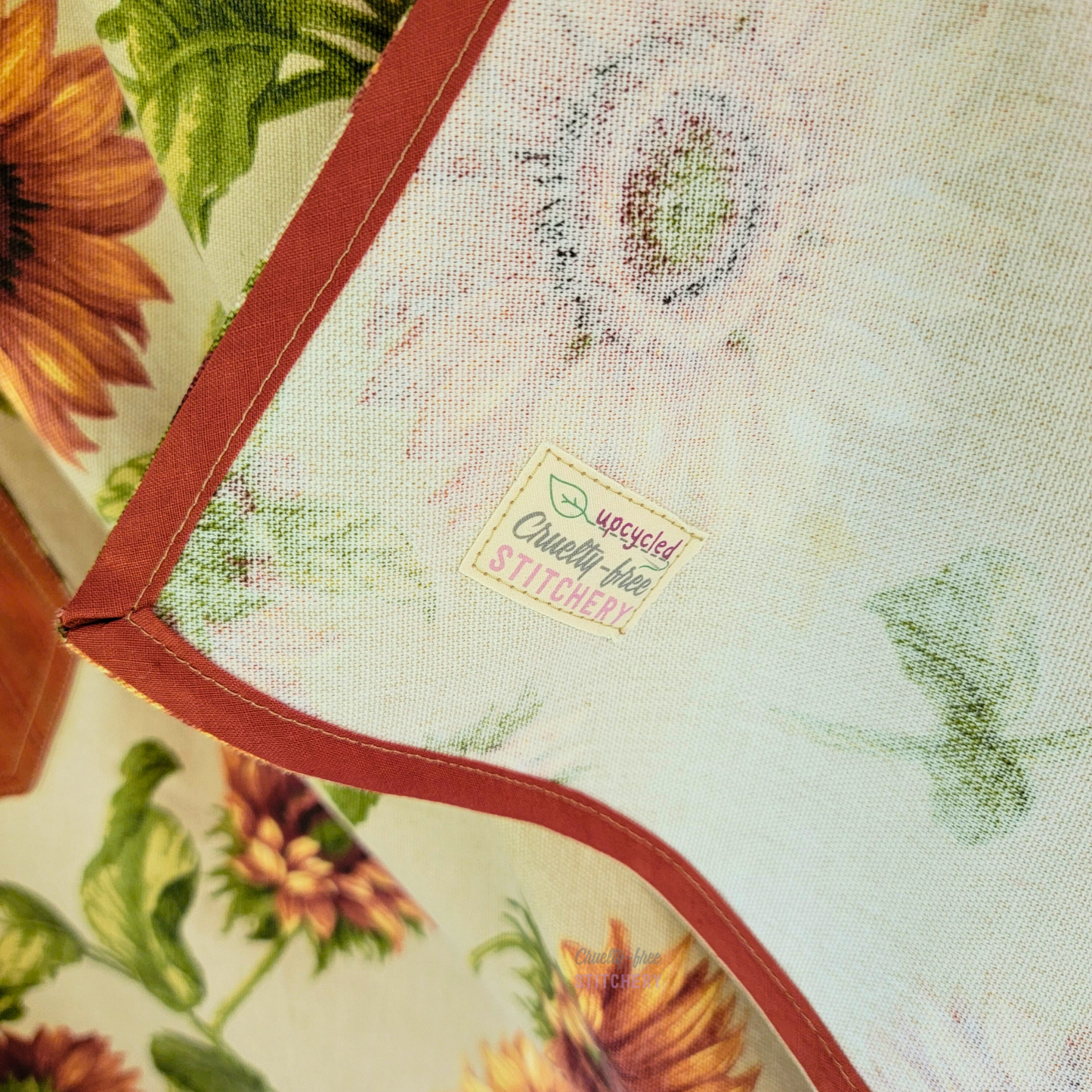 Sunflower Half Apron - Orange Ties (XS-M)