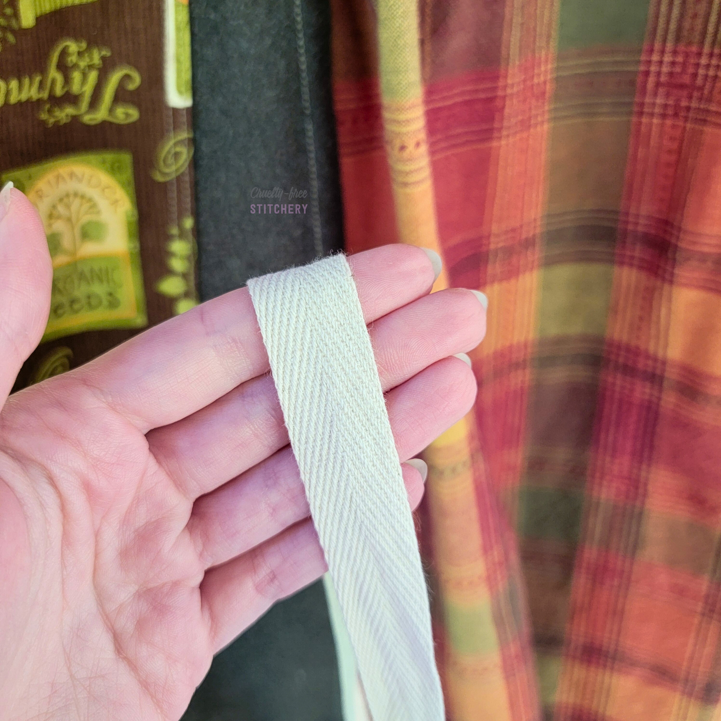 Green Flannel Autumn Plaid Pinafore Apron (2X-4X)