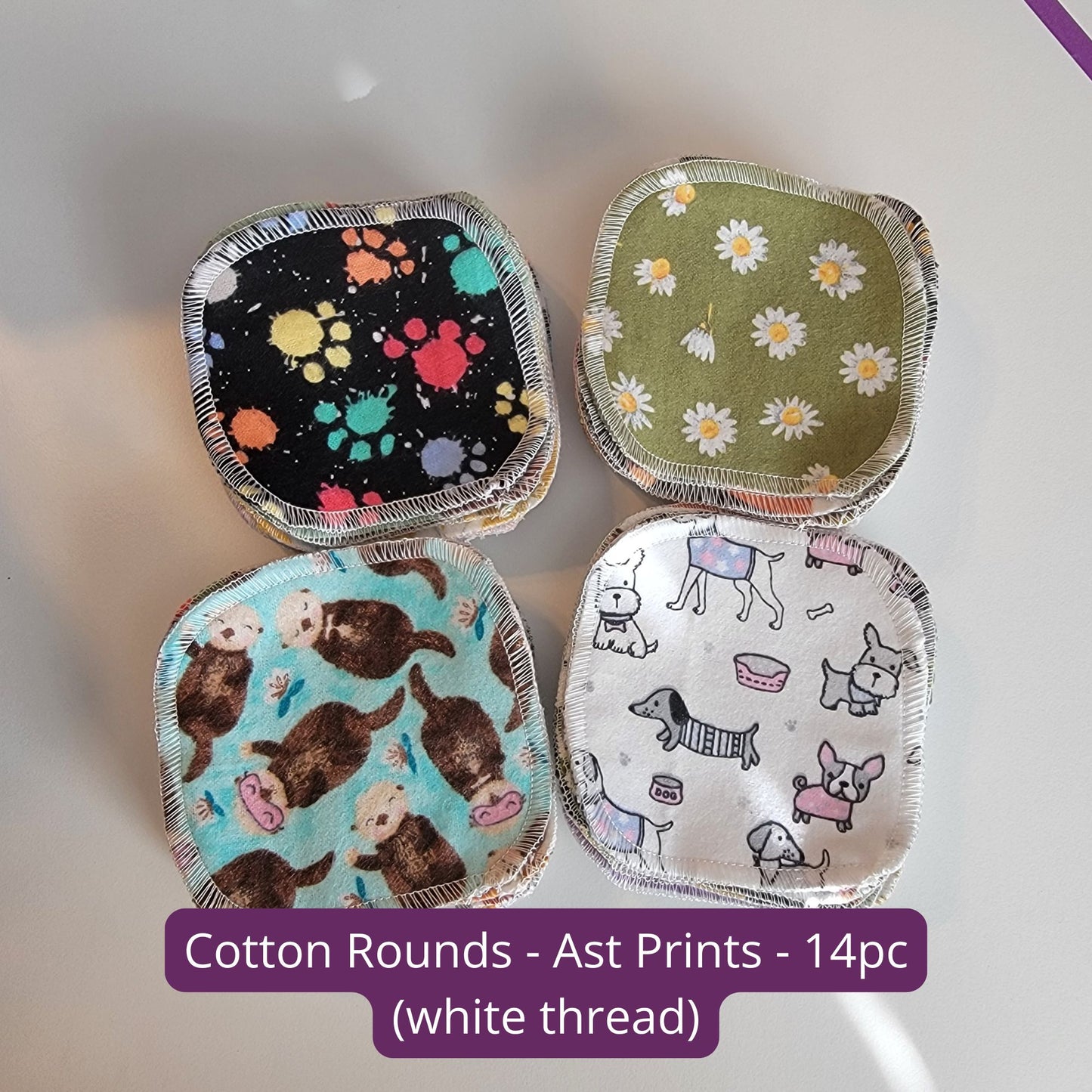 SECONDS - NonPaper Towels, Cotton Rounds, Cloth Wipes