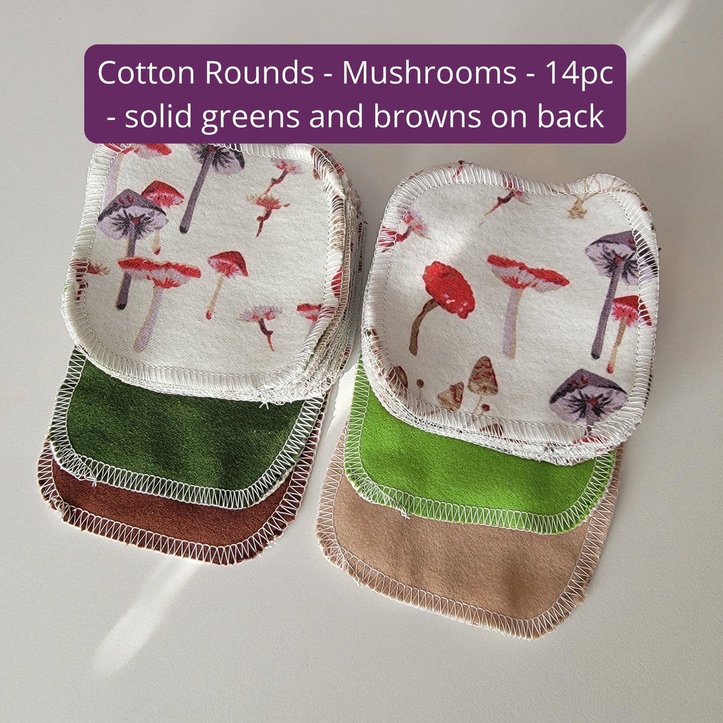 SECONDS - NonPaper Towels, Cotton Rounds, Cloth Wipes