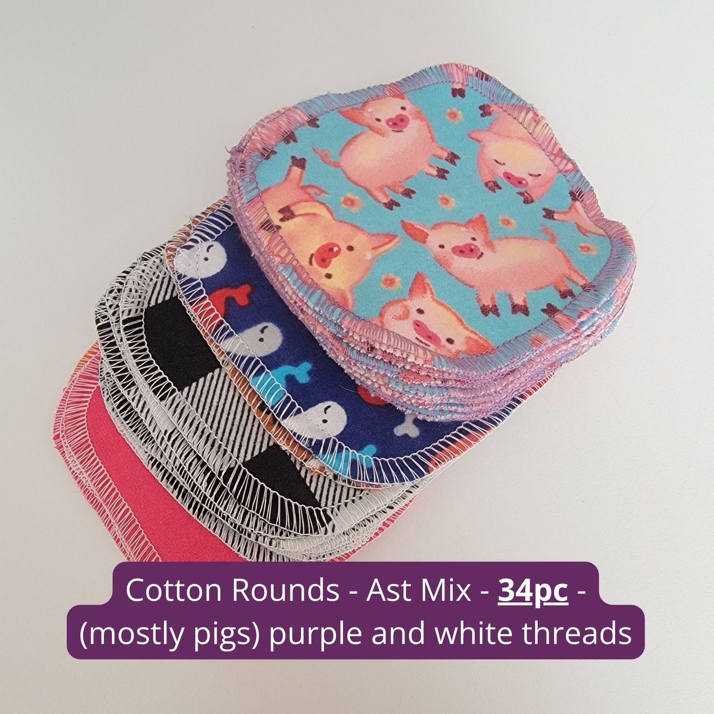 SECONDS - NonPaper Towels, Cotton Rounds, Cloth Wipes