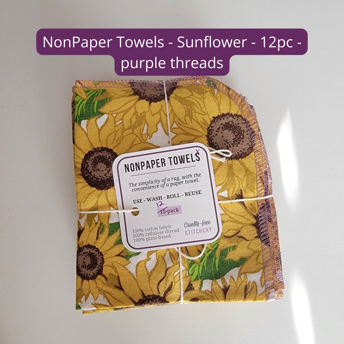 SECONDS - NonPaper Towels, Cotton Rounds, Cloth Wipes