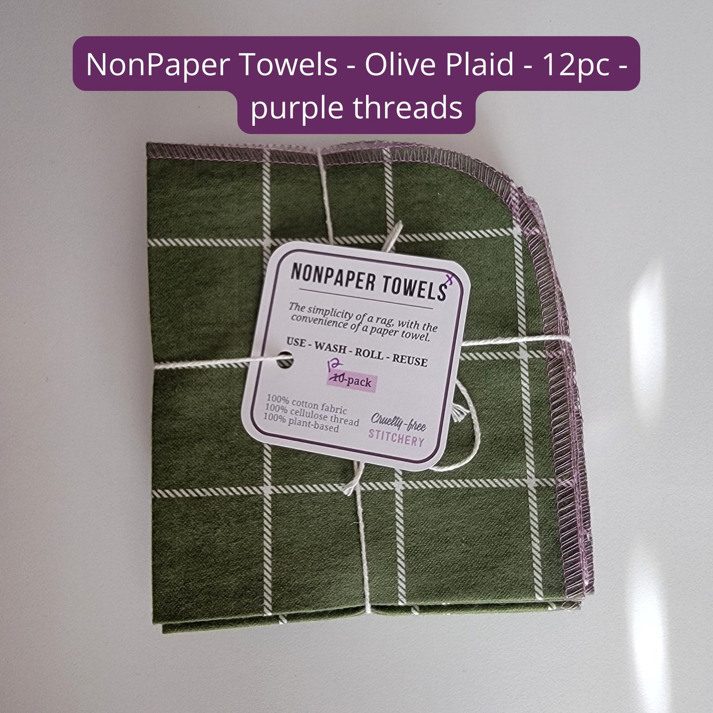 SECONDS - NonPaper Towels, Cotton Rounds, Cloth Wipes