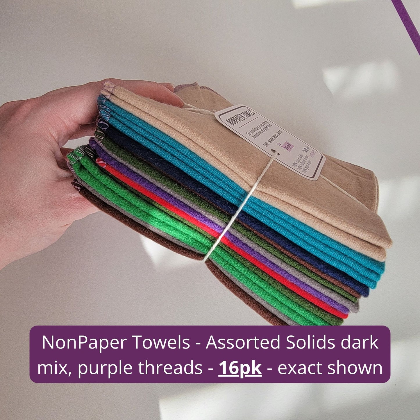 SECONDS - NonPaper Towels, Cotton Rounds, Cloth Wipes