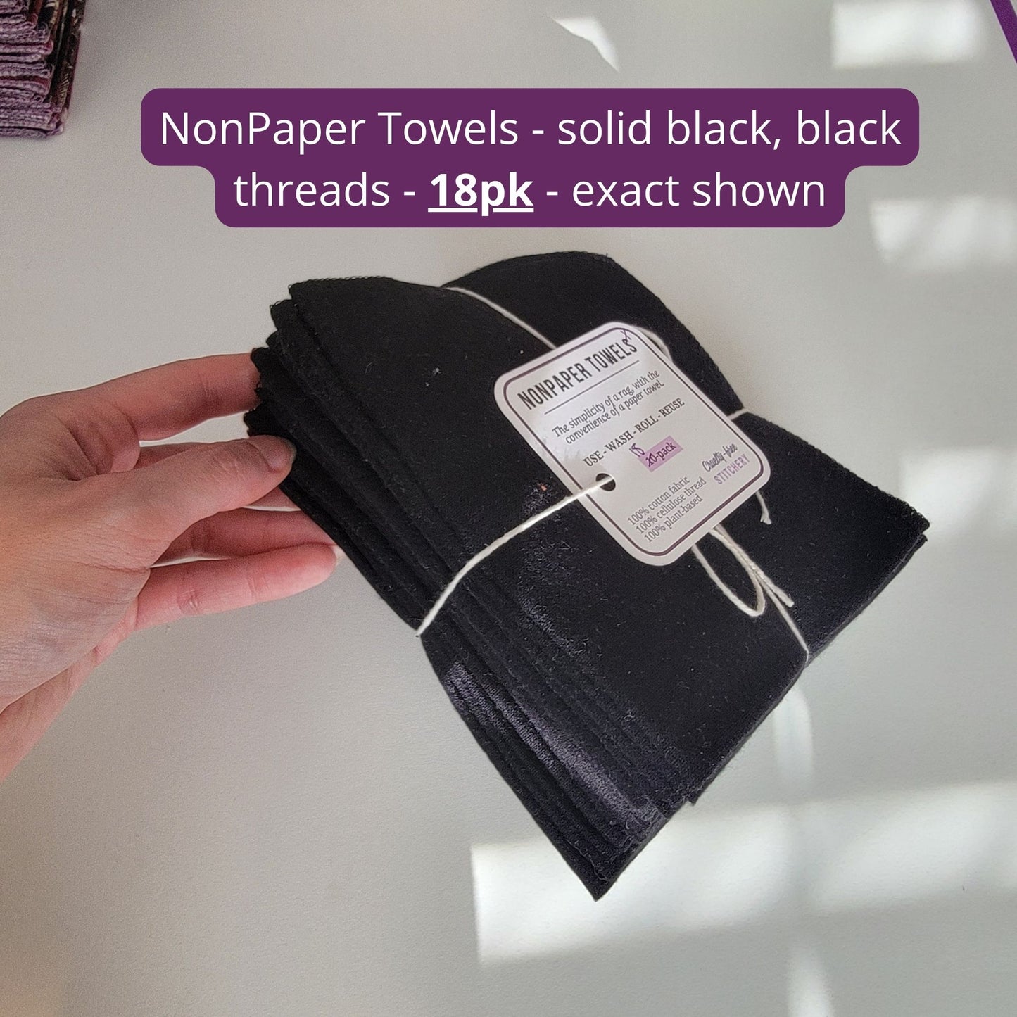 SECONDS - NonPaper Towels, Cotton Rounds, Cloth Wipes