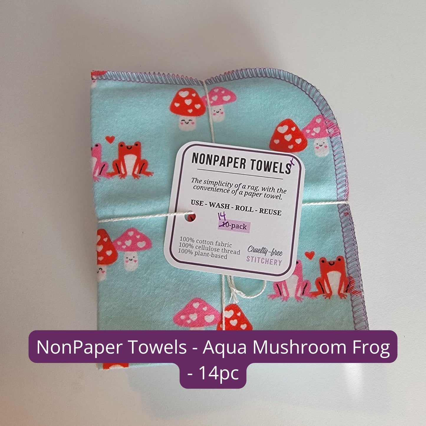 SECONDS - NonPaper Towels, Cotton Rounds, Cloth Wipes