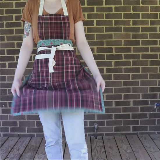 modeling the apron