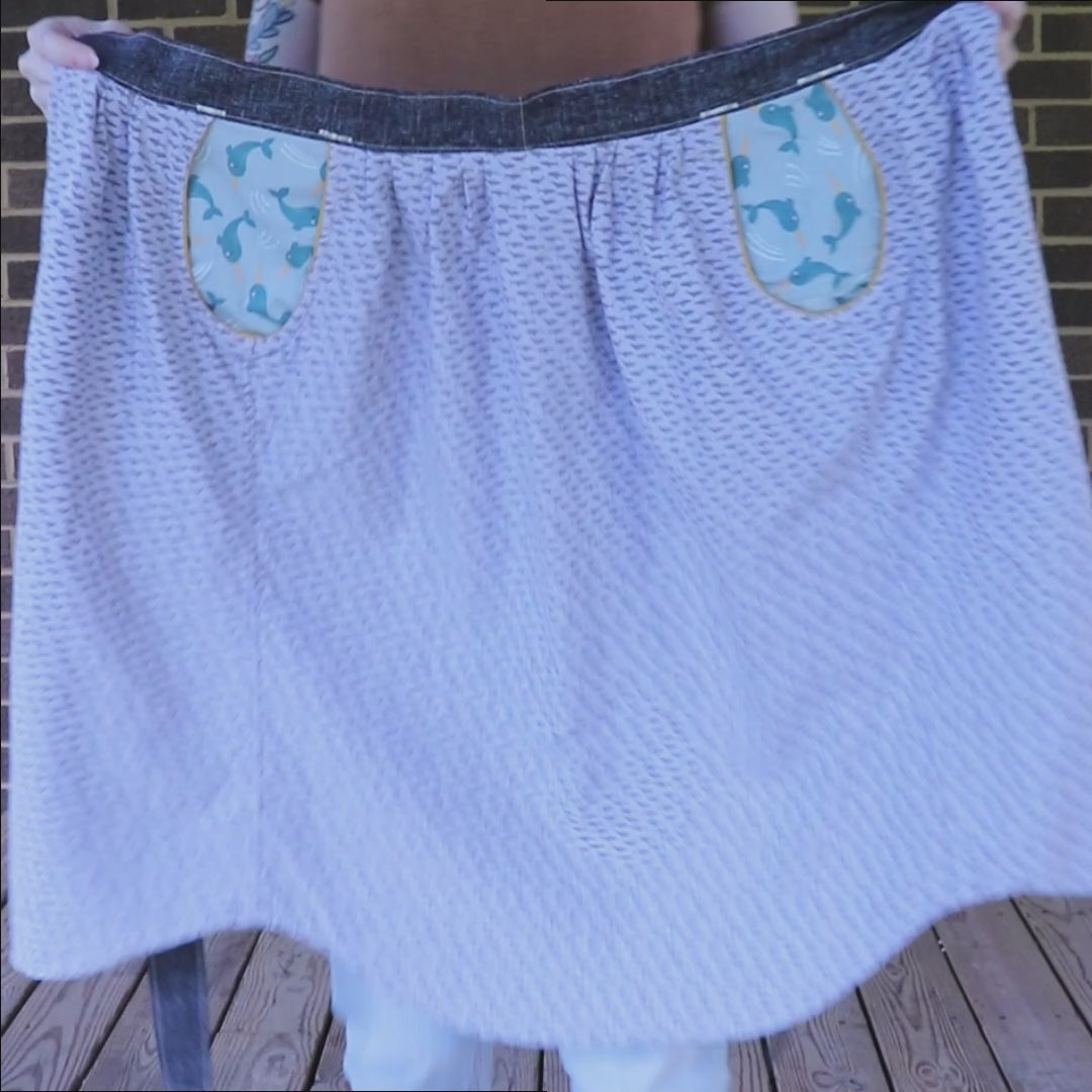 modeling the apron