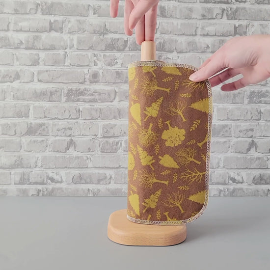 Unrolling a Brown Trees NonPaper Towel
