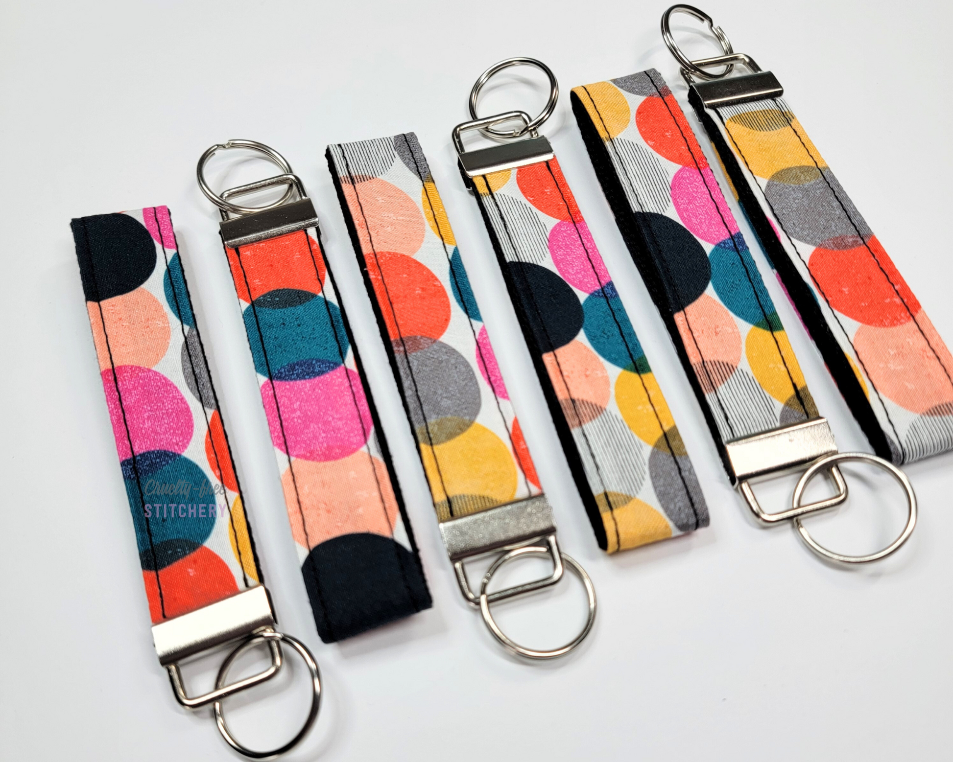 Retro Dots Key Fob Wristlet - Main Image