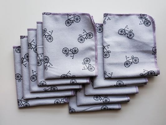 Gray Bicycles NonPaper Towels